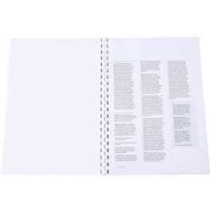 Exacompta spirály 12 mm PVC 25 kusů DIN A4 bílé až na 90 listů