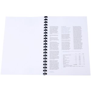 Exacompta box 25 spirál 16 mm PVC pro vazbu A4 černý