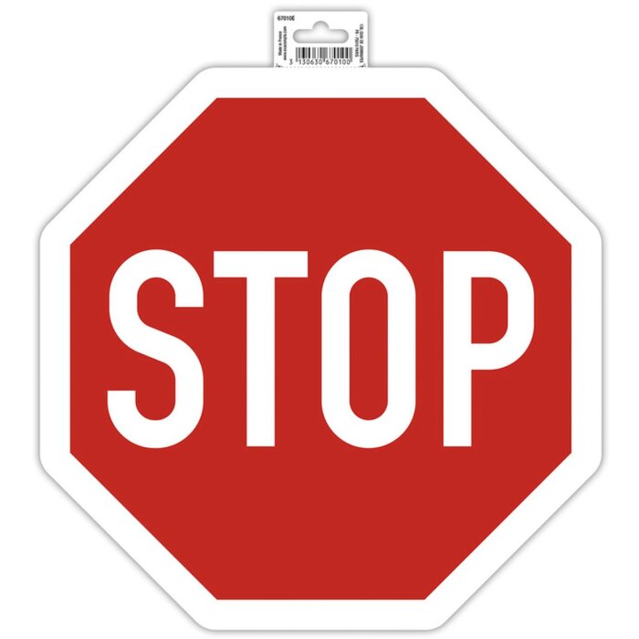 Samolepicí štítek Exacompta Stop 30 cm