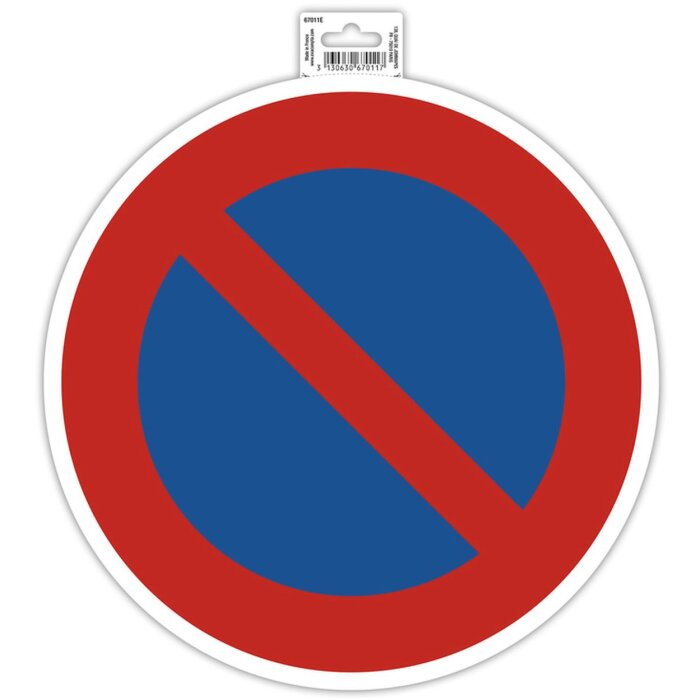 Samolepicí značka Zákaz parkování 30 cm