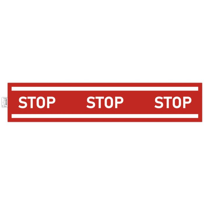 Lepicí stop páska 100 cm červená