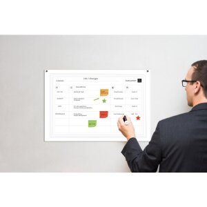 Exacompta magnetický plánovač Team 90x59cm včetně fixu a magnetů pro montáž na zeď