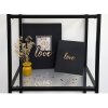 Exacompta kniha návštěv Love černá 21x19 cm 140 bílých stran