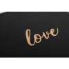 Exacompta kniha návštěv Love černá 21x19 cm 140 bílých stran