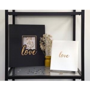 Exacompta kniha návštěv Love 21x19 cm bílá 140 bílých stran