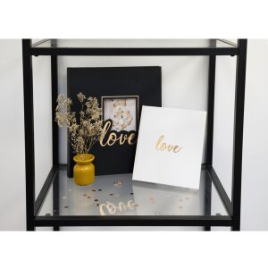 Exacompta kniha návštěv Love 21x19 cm bílá 140 bílých stran