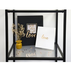 Exacompta kniha návštěv Love 21x19 cm bílá 140 bílých stran