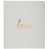 Exacompta kniha návštěv Love 21x19 cm bílá 140 bílých stran