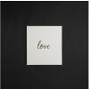 Exacompta kniha návštěv Love 21x19 cm bílá 140 bílých stran