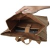 Batoh Exacompta 32x44x12 cm vzhled papírové kůže Eterneco hnědý