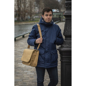 Papírová taška Exacompta ve vzhledu kůže 39x27x13cm Eterneco geometrické motivy