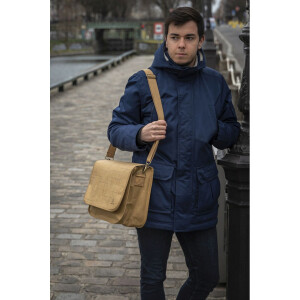 Papírová taška Exacompta ve vzhledu kůže 39x27x13cm Eterneco geometrické motivy