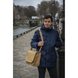 Papírová taška Exacompta ve vzhledu kůže 39x27x13cm Eterneco geometrické motivy