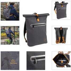 Exacompta nepromokavý batoh Exactive Young 33x49x14cm storm grey