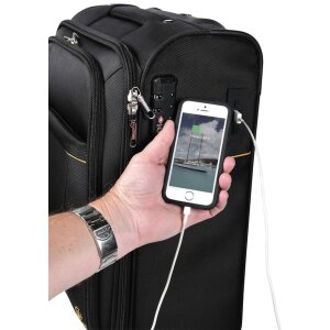 Příruční kufr na 4 kolečkách Exactive 37x55x23 cm