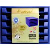 Exacompta zásuvkový box THE BOX 5 otevřených zásuvek Forever cobalt blue