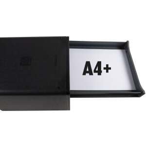 Exacompta 3104214D Zásuvkový box Big Box Plus 4 otevřené zásuvky lesklá černá