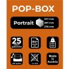 Exacompta zásuvkový box POP-BOX 4 zásuvky černý Harlequin