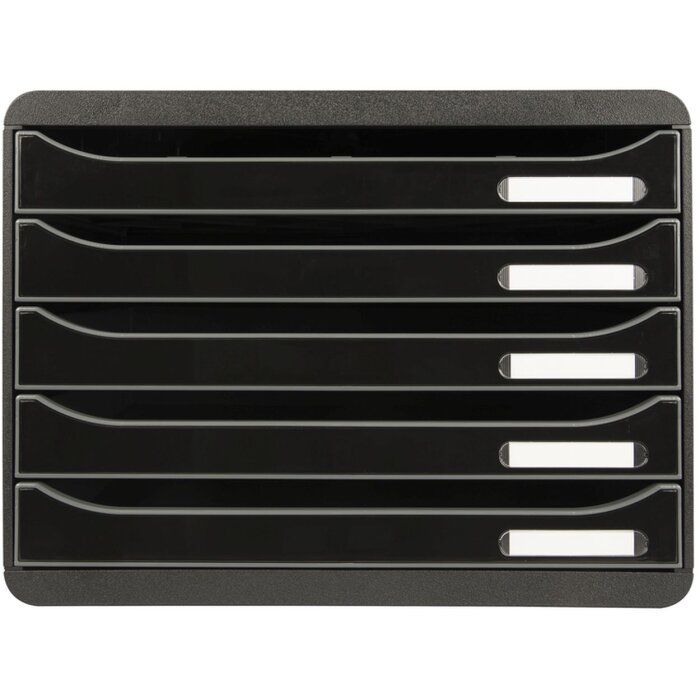 Exacompta 308714D Zásuvkový box Big Box Plus Horizon Black 5 zásuvek