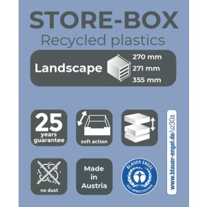 Exacompta 308714D Zásuvkový box Big Box Plus Horizon Black 5 zásuvek