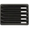 Exacompta 308714D Zásuvkový box Big Box Plus Horizon Black 5 zásuvek