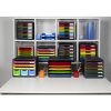 Exacompta 308798D Zásuvkový box Big Box Plus formát na šířku 5 zásuvek duha