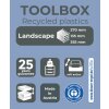 Exacompta 319714D TOOLBOX Úložný modul se 4 zásuvkami Černá lesklá