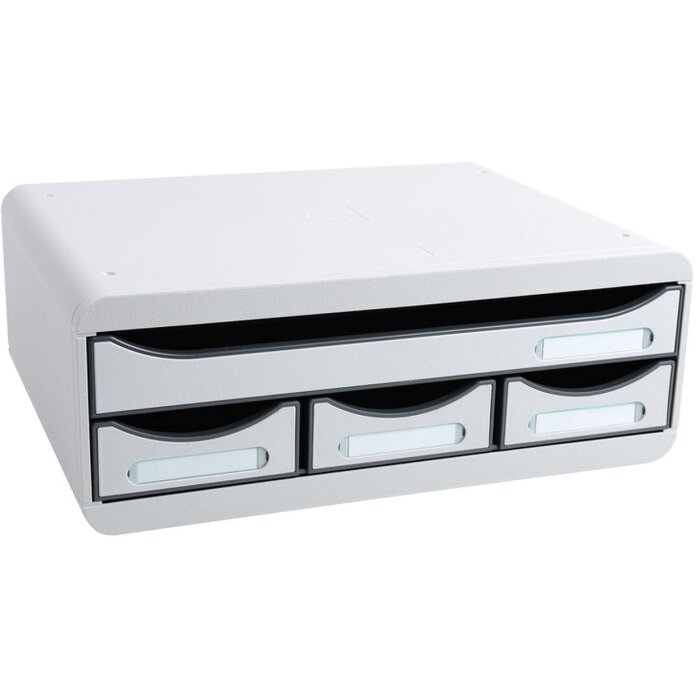 Exacompta 319740D TOOLBOX úložný modul 4 zásuvky světle šedá