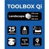 Exacompta TOOLBOX MINI 4 zásuvky Qi nabíjecí stanice duha