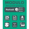 Exacompta 301798D Zásuvkový box MODULO A4 5 uzavřených zásuvek duha