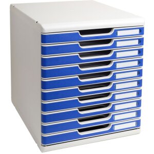 Exacompta Modulo A4 10 zásuvek Blue Office