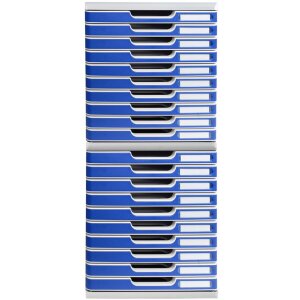 Exacompta Modulo A4 10 zásuvek Blue Office