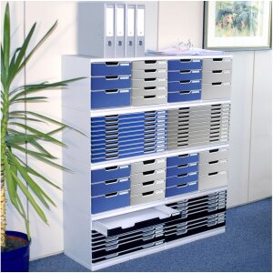 Exacompta Modulo A4 10 zásuvek Blue Office