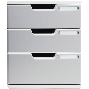 Exacompta 325041D Zásuvkový box MODULO A4 3 uzavřené zásuvky