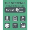Exacompta 226040D Zásuvkový box The System 8 světle šedý
