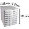 Exacompta 226040D Zásuvkový box The System 8 světle šedý