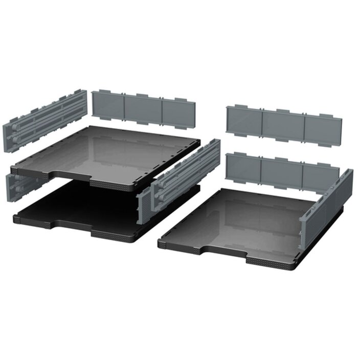 Exacompta MODULODOC Standardní základní sada prvků EcoBlack tmavě šedá DIN A4+