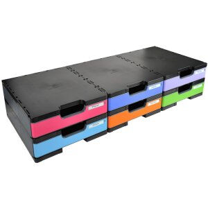 Exacompta MODULODOC Standardní základní sada prvků EcoBlack tmavě šedá DIN A4+