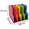 Exacompta MODULOTOP vertikální třídič 5 děličů Iderama rainbow