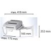 Exacompta 89340D Telefonní otočné rameno Televario světle šedé 345x262 mm do 5 kg