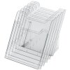 Exacompta 60258D Stolní stojan na brožury A4 5 přihrádek Exacryl crystal transparentní