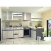 Exacompta odpadkový koš ECOBIN 15 l Office Grey 26,3x26,3x33,5 cm