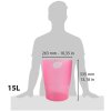 Exacompta odpadkový koš ECOBIN 15 litrů Office Pink 26,3x26,3x33,5 cm
