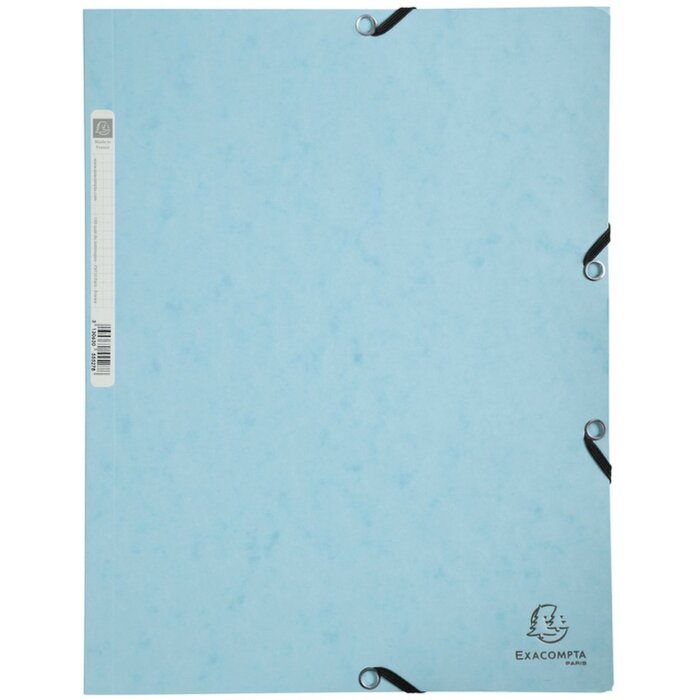 Exacompta 55528E Složka s elastickým uzávěrem Aquarel Pastelově modrá DIN A4 400g/m²