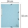 Exacompta 55528E Složka s elastickým uzávěrem Aquarel Pastelově modrá DIN A4 400g/m²