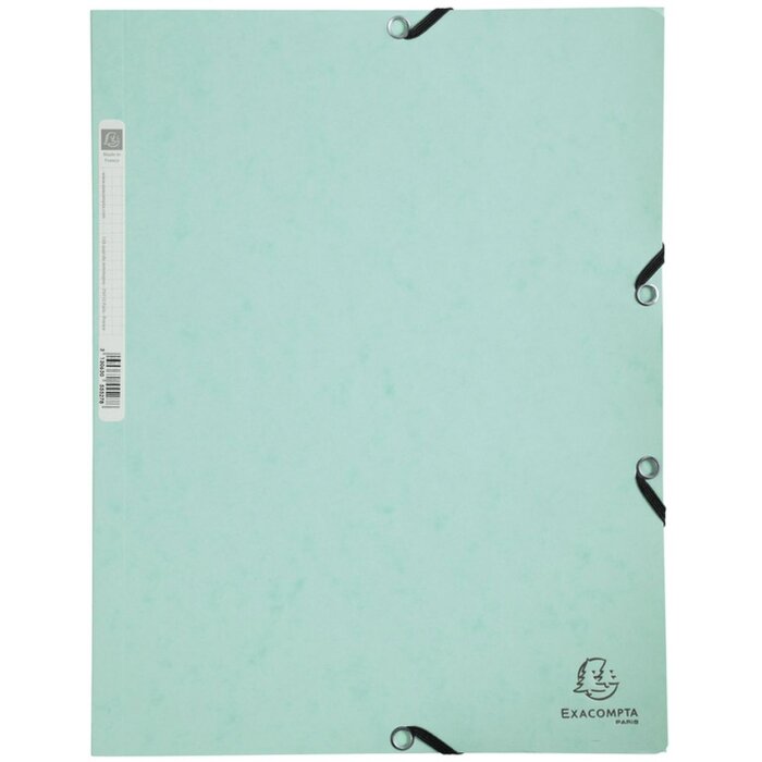 Exacompta 55533E Složka Aquarel A4 pastelově zelená dřevotřísková deska 400g/m²