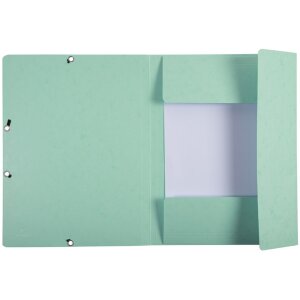 Exacompta 55533E Složka Aquarel A4 pastelově zelená dřevotřísková deska 400g/m²