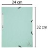 Exacompta 55533E Složka Aquarel A4 pastelově zelená dřevotřísková deska 400g/m²