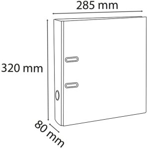 Exacompta PremTouch A4 hřbetní složka 80 mm Aquarel fialová