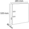 Exacompta PremTouch A4 hřbetní složka 80 mm Aquarel fialová